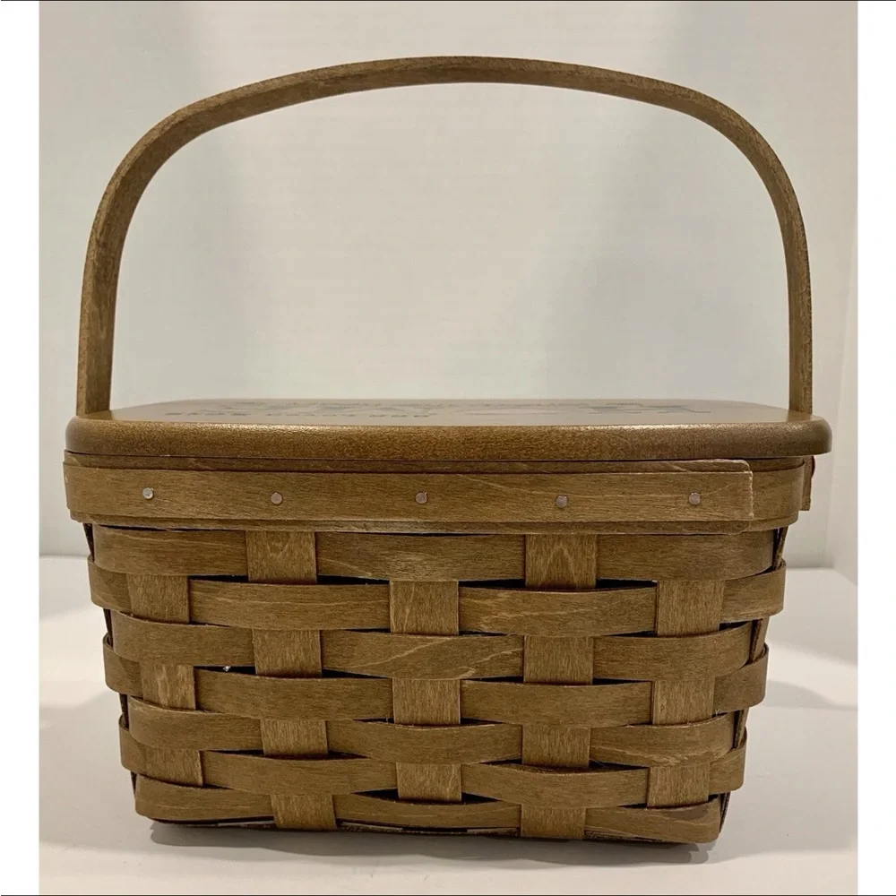 2015 Dresden Reunion Basket w Lid “Home is Where the Heart Is” Longaberger
